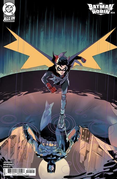 DC Comics COMIC BOOK BATMAN AND ROBIN #24 CVR D INC 1:25 PABLO M COLLAR CARD STOCK VAR