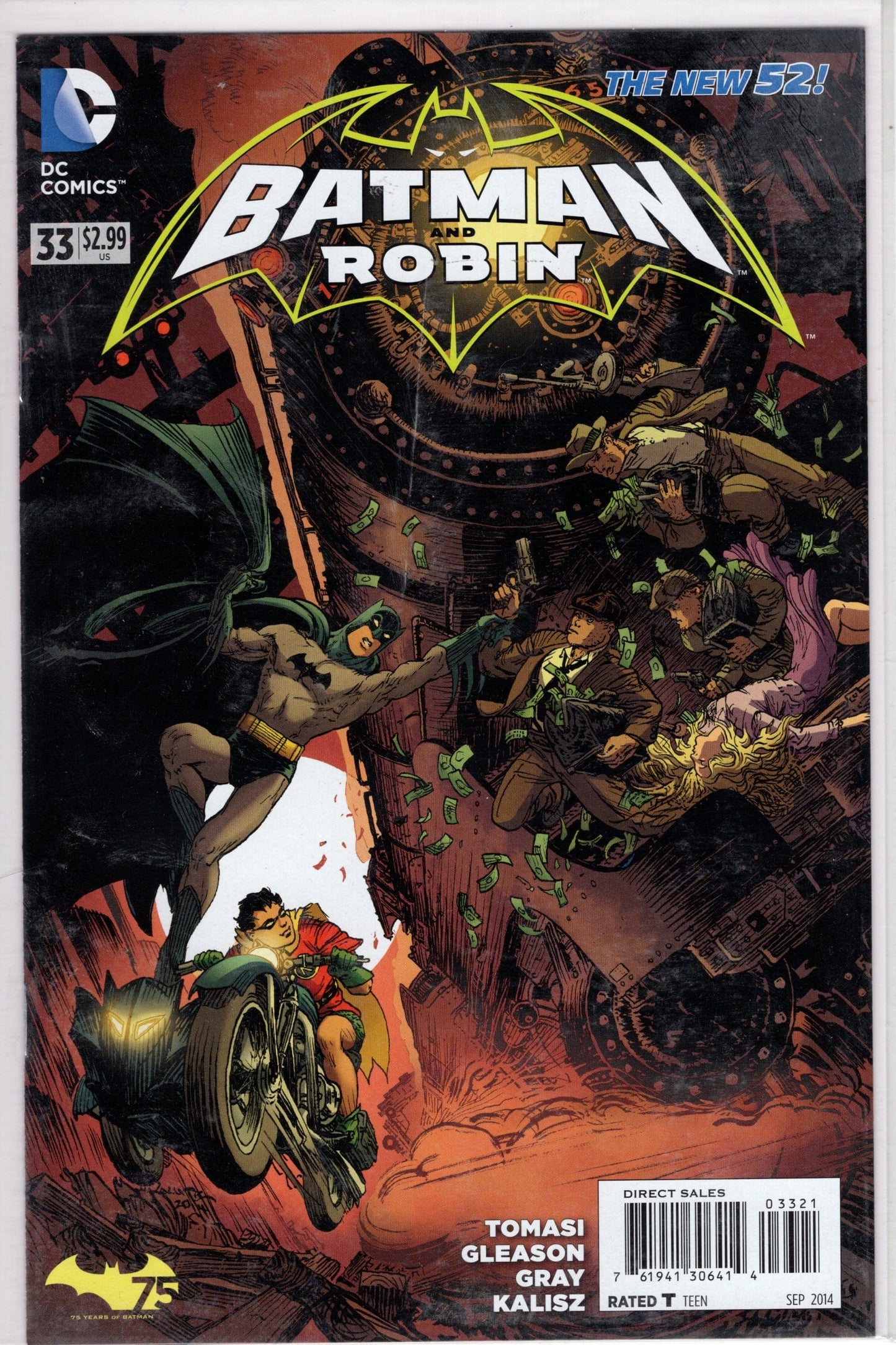 DC COMICS COMIC BOOK BATMAN AND ROBIN #33 VARIANT (ROBIN RISES) (2011 2nd Series)