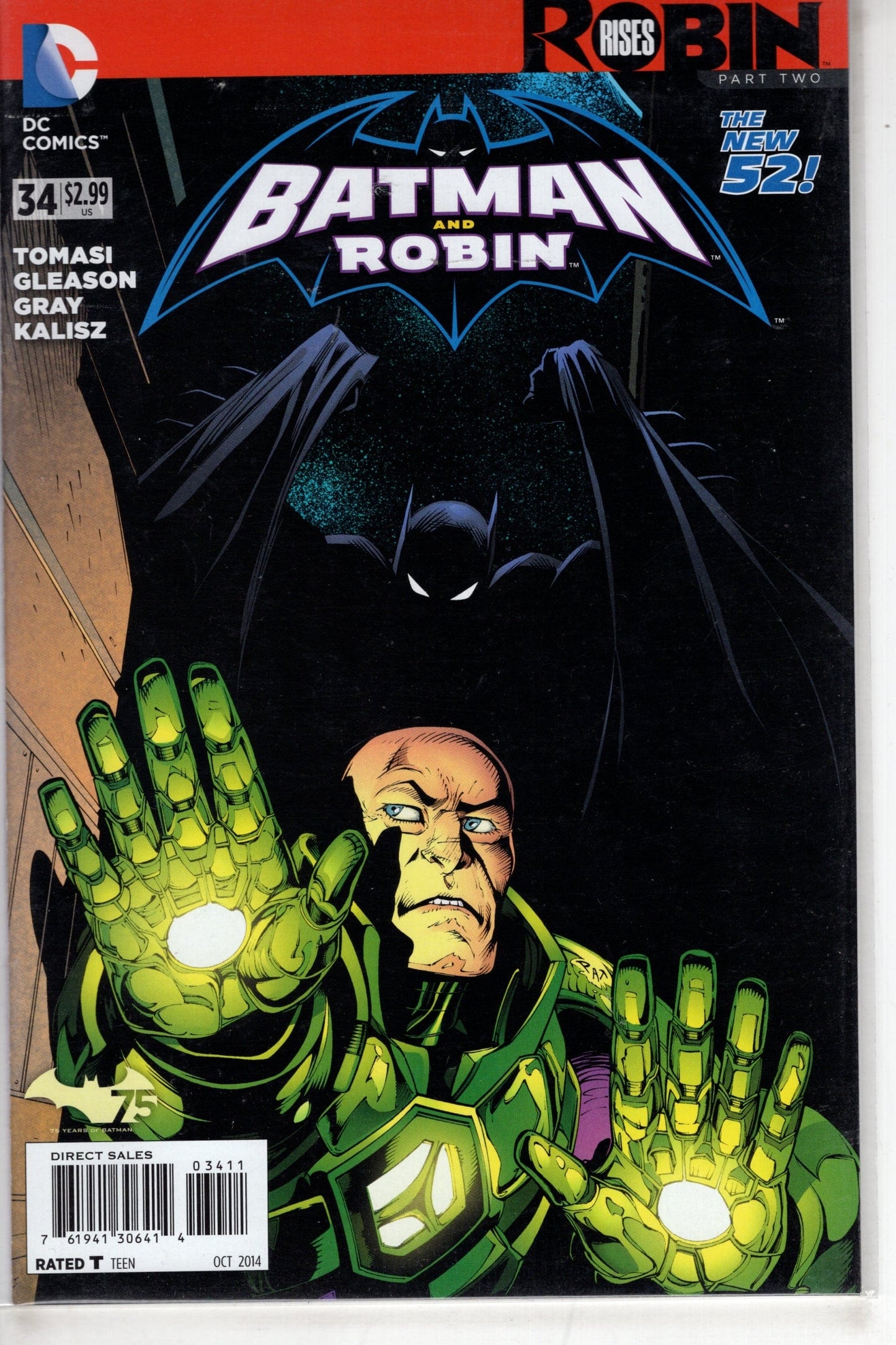 DC COMICS COMIC BOOK BATMAN AND ROBIN #34 (ROBIN RISES) (2011 2nd Series)
