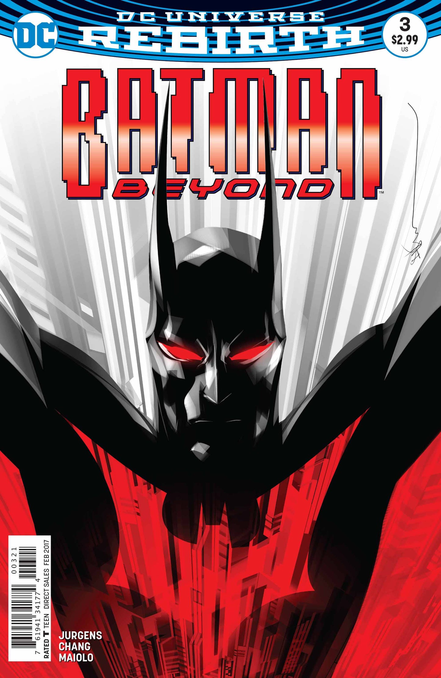 DC Comics COMIC BOOK Batman Beyond #3 (VF/NM)