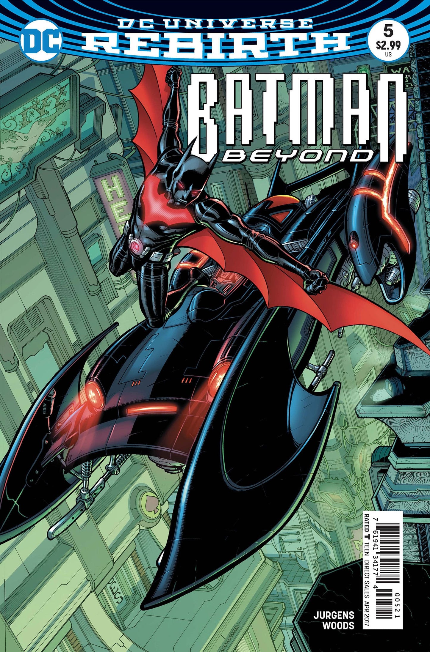 DC Comics COMIC BOOK Batman Beyond #5 (VF/NM)