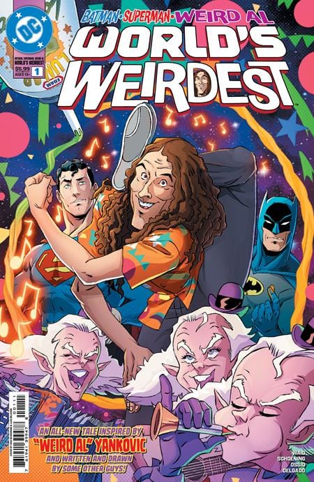 DC Comics COMIC BOOK BATMAN SUPERMAN WEIRD AL WORLDS WEIRDEST #1 (ONE SHOT) CVR A DAN SCHOENING (VF/NM)