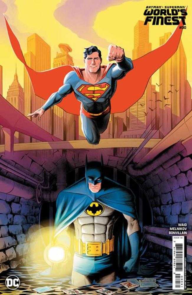 DC Comics COMIC BOOK Batman Superman Worlds Finest #30 Cover E 1 in 25 Daniel Bayliss Card Stock Variant