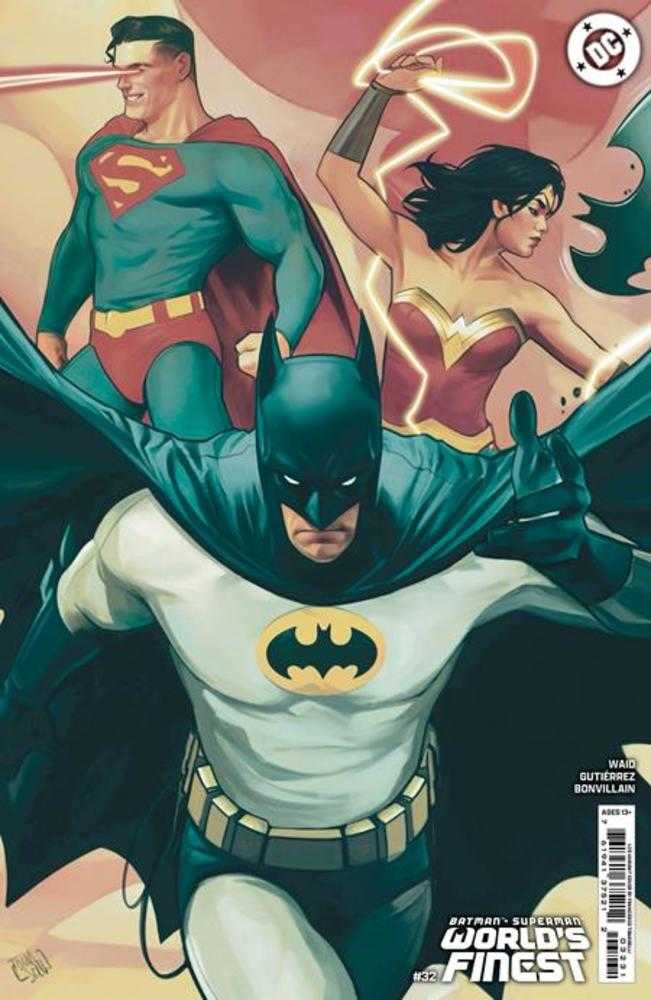 DC Comics COMIC BOOK Batman Superman Worlds Finest #32 Cover D 1 in 25 Francesco Tomaselli Card Stock Variant