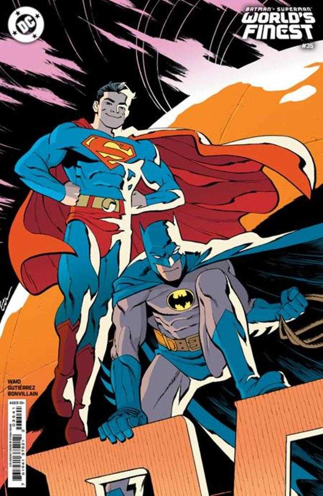 DC Comics COMIC BOOK Batman Superman Worlds Finest #35 Cover E 1 in 25 Ethan Young Card Stock Variant