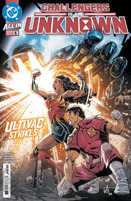 Dc Comics COMIC BOOK CHALLENGERS OF THE UNKNOWN #5 (OF 6) CVR A SEAN IZAAKSE