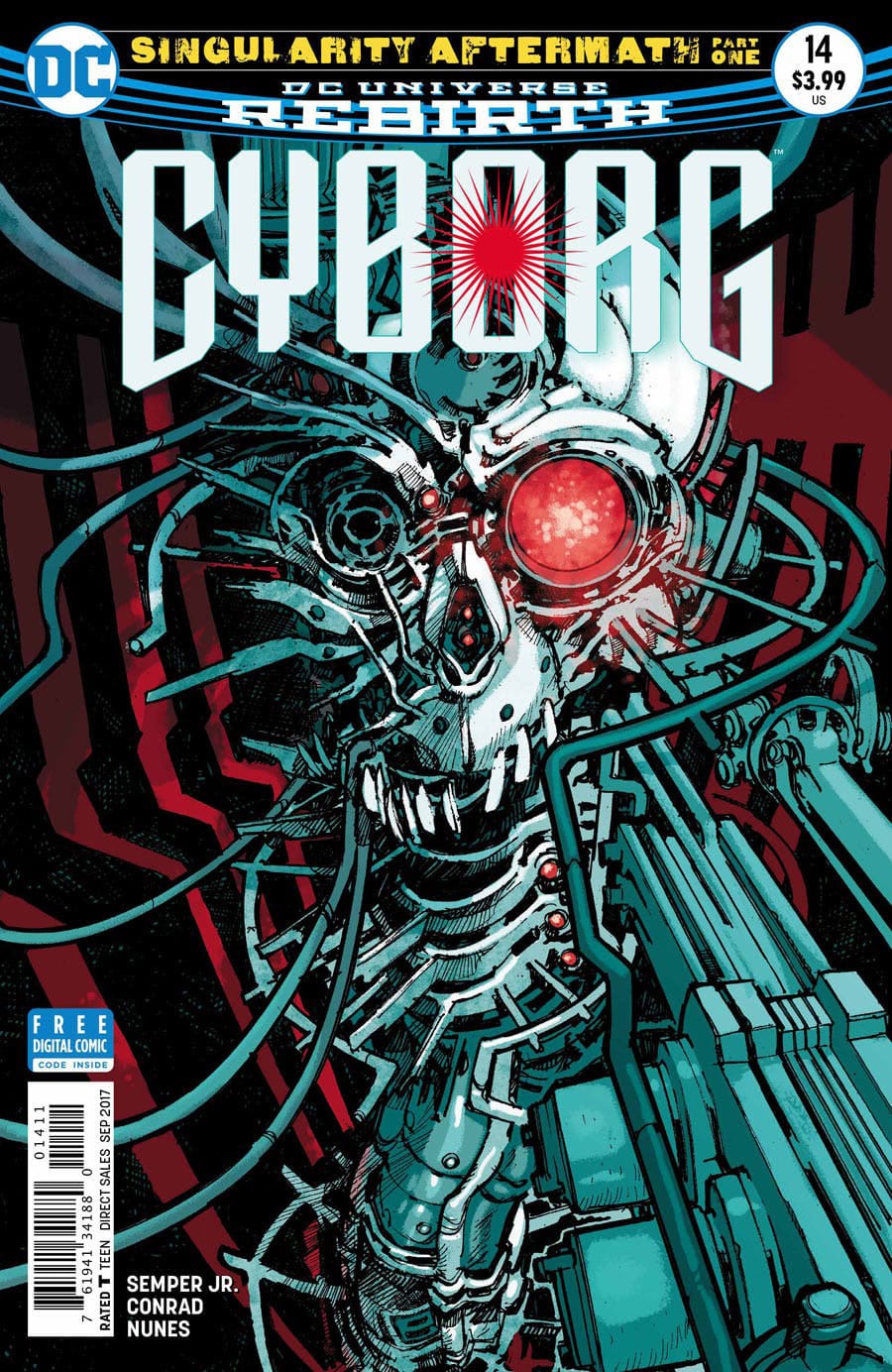 DC Comics COMIC BOOK Cyborg #14 (VF/NM)