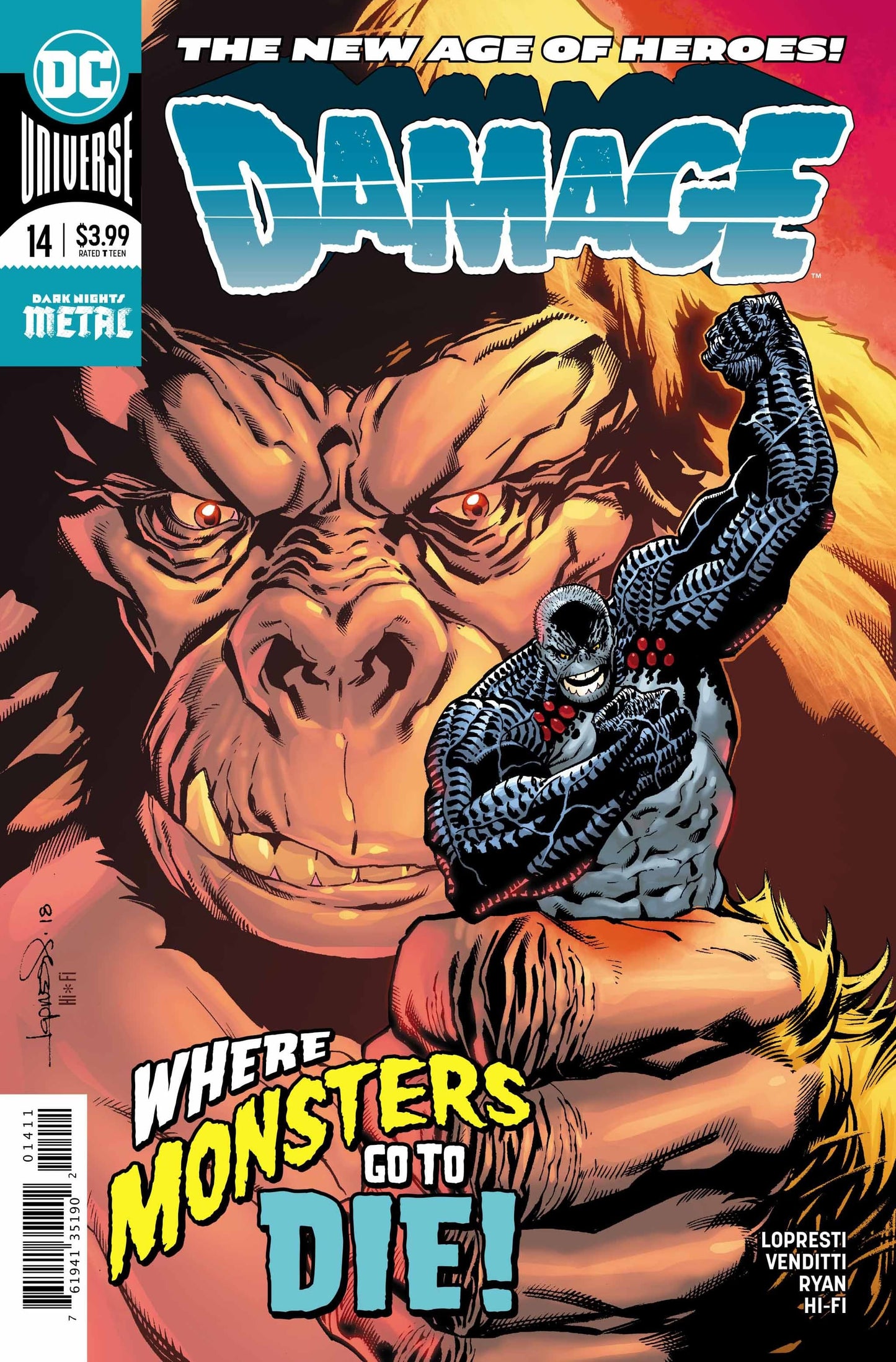 DC Comics COMIC BOOK Damage #14 (VF/NM)
