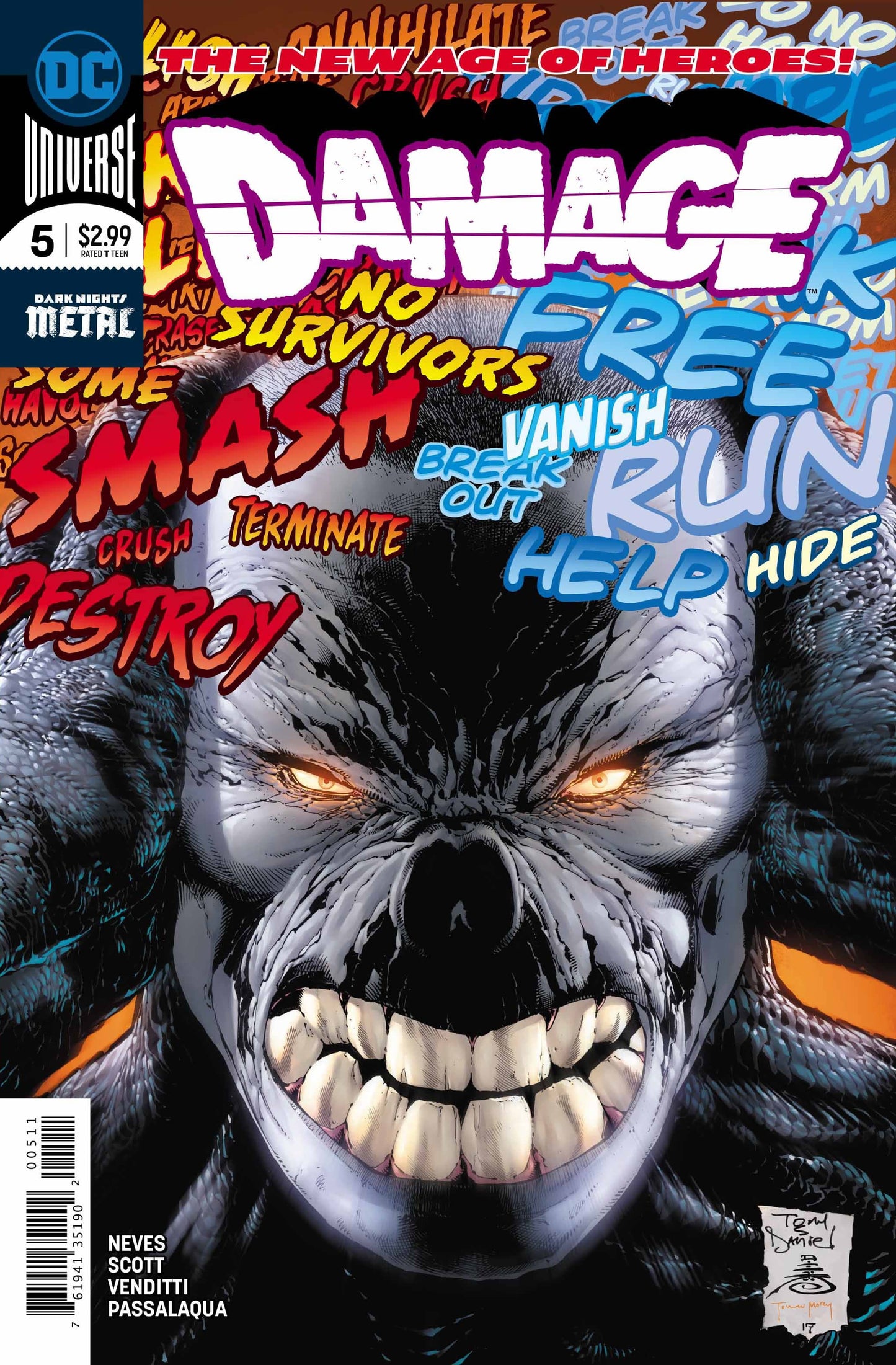 DC Comics COMIC BOOK Damage #5 (VF/NM)