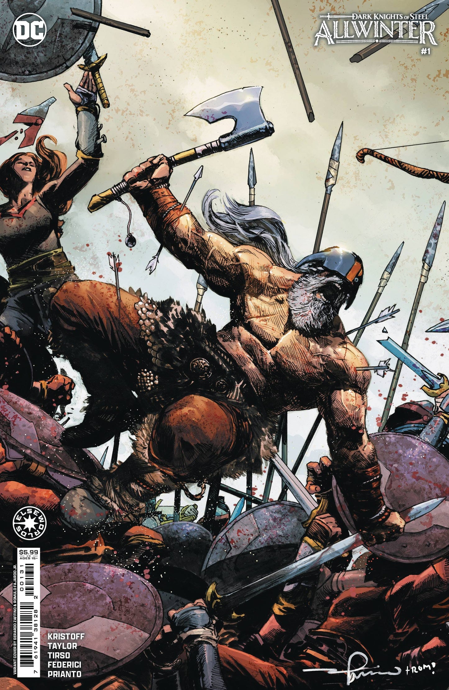 DC COMICS COMIC BOOK DARK KNIGHTS OF STEEL ALLWINTER #1 (OF 6) CVR B ZAFFINO CSV