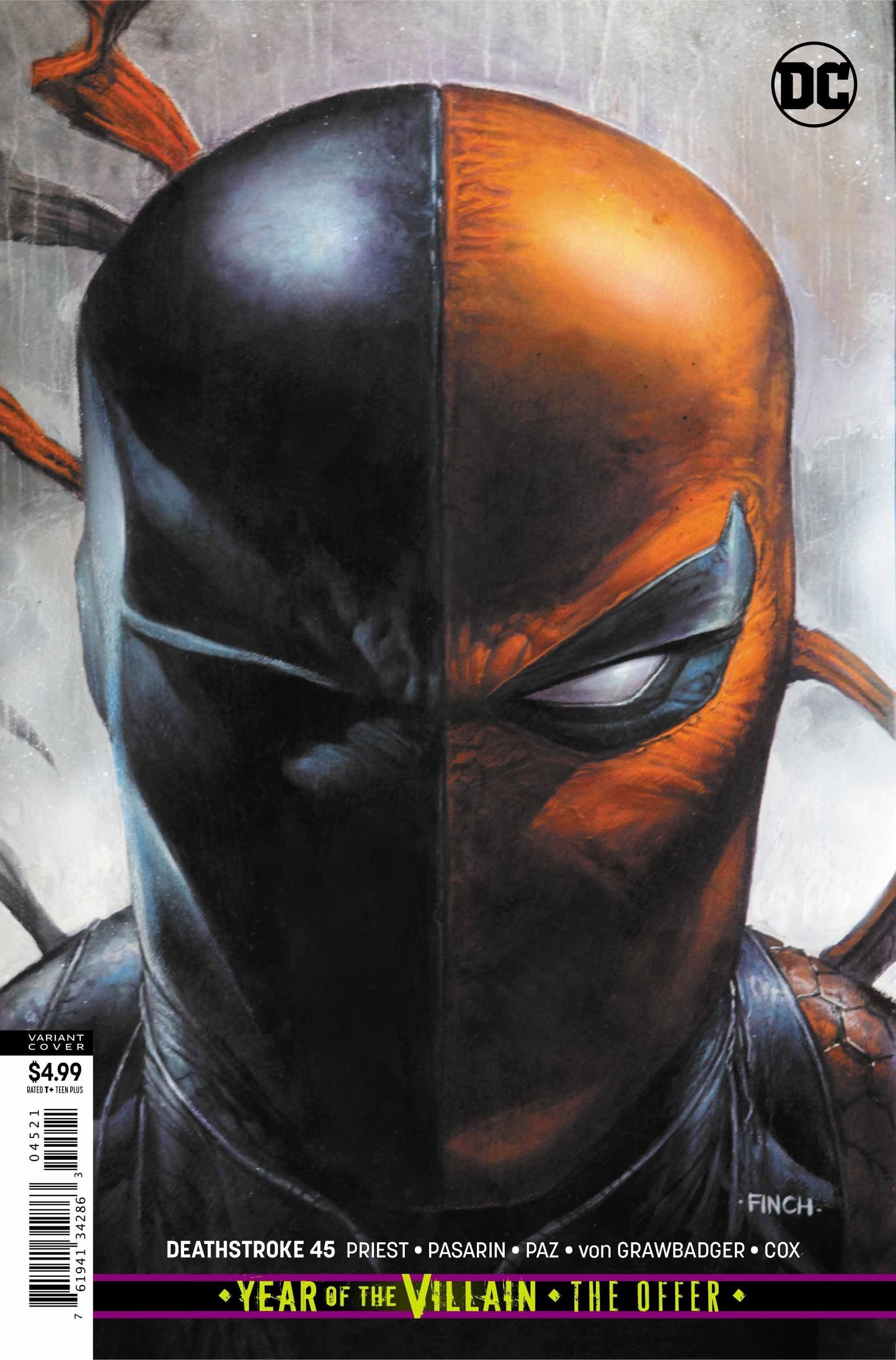 DC Comics COMIC BOOK Deathstroke #45 - CVR B (VF/NM)