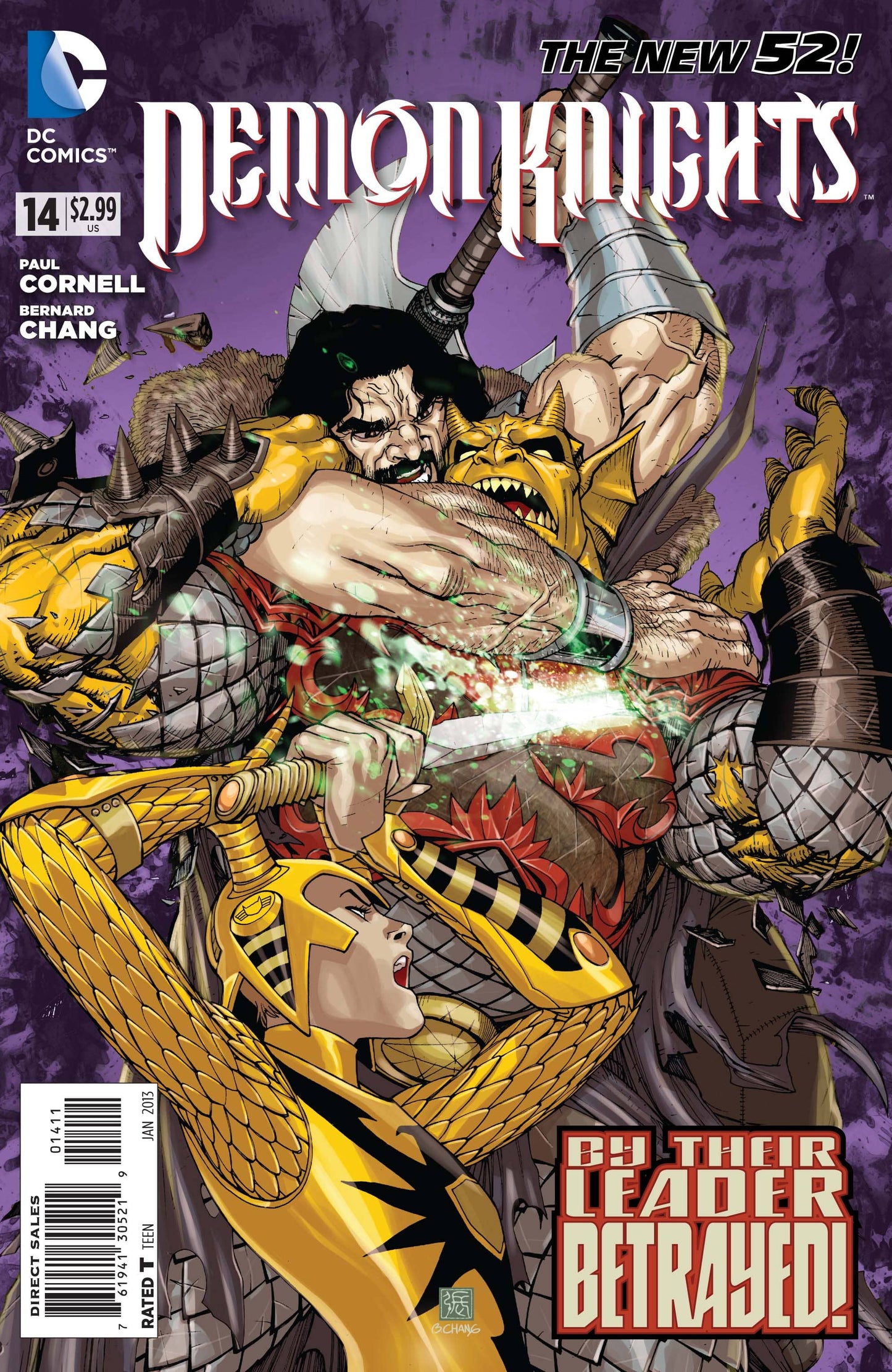 DC Comics COMIC BOOK Demon Knights #14 (VF)