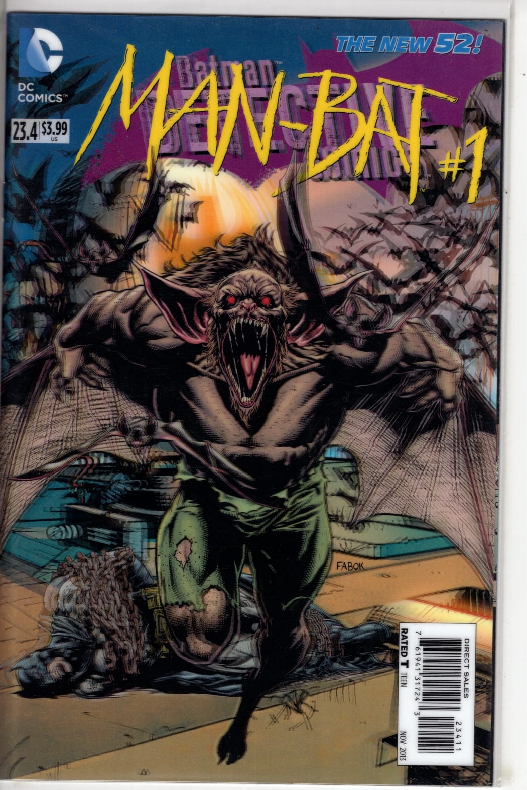 DC COMICS COMIC BOOK DETECTIVE COMICS #23.4 MAN BAT (VF)