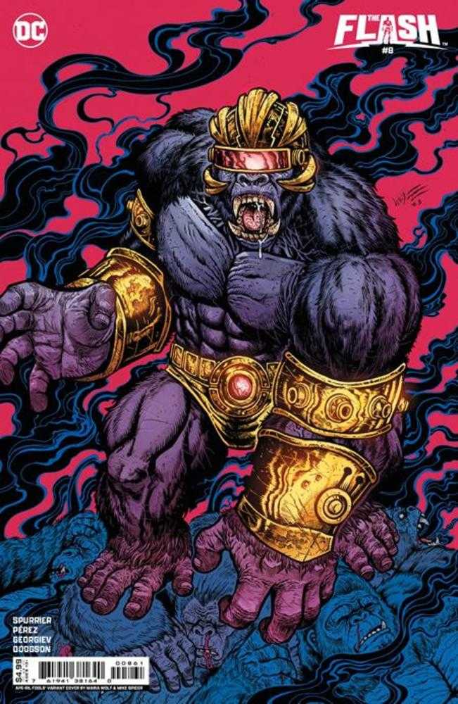 DC Comics COMIC BOOK Flash #8 Cover D Maria Wolf April Fools Gorilla Grodd Card Stock Variant