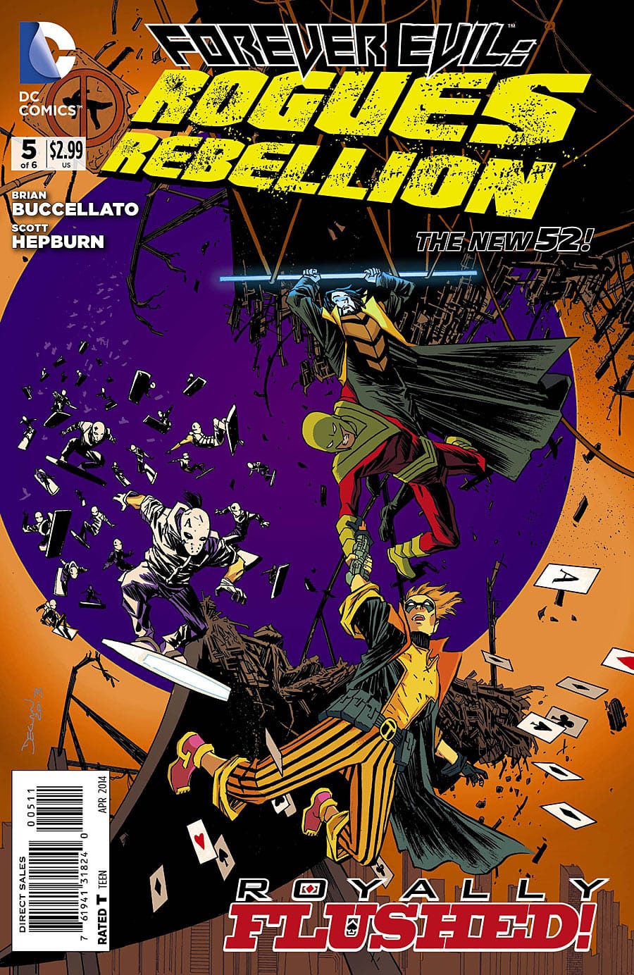 DC Comics COMIC BOOK Forever Evil: Rogues Rebellion #5 (VF/NM)