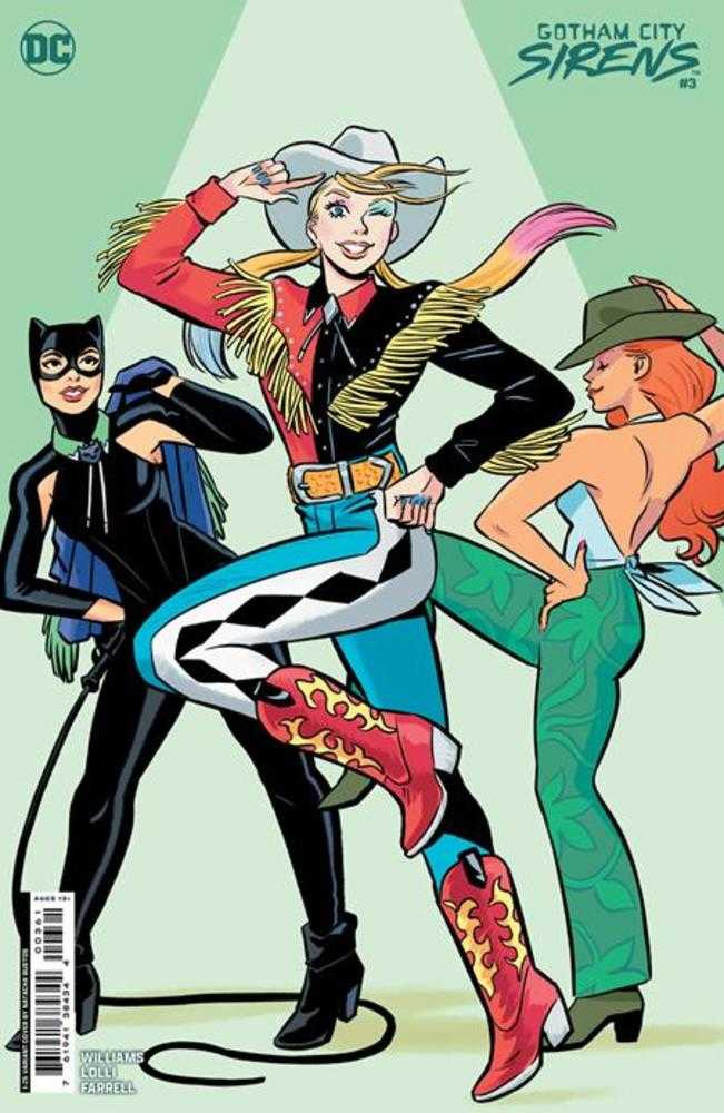 DC Comics COMIC BOOK Gotham City Sirens #3 (Of 4) Cover F 1 in 25 Natacha Bustos Card Stock Variant