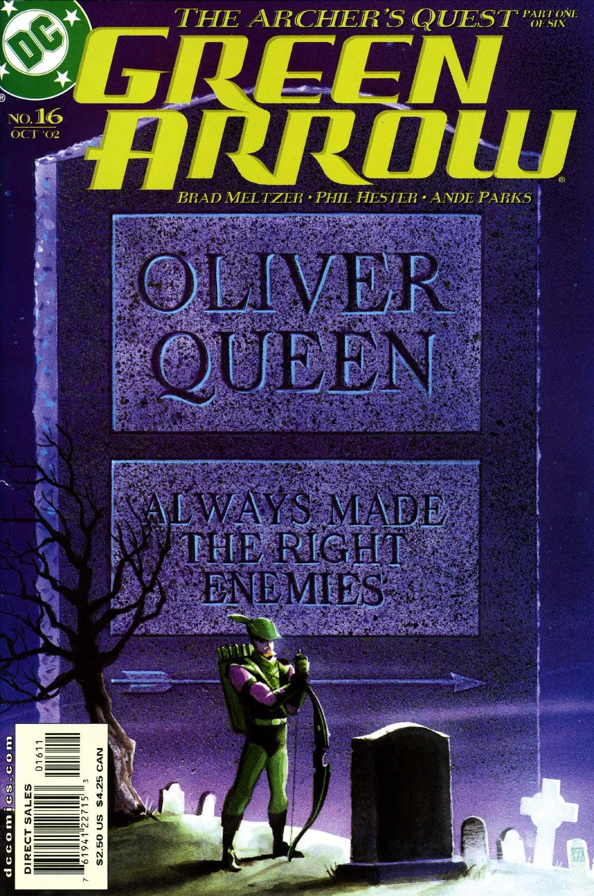 DC Comics COMIC BOOK Green Arrow #16 (VF/NM)