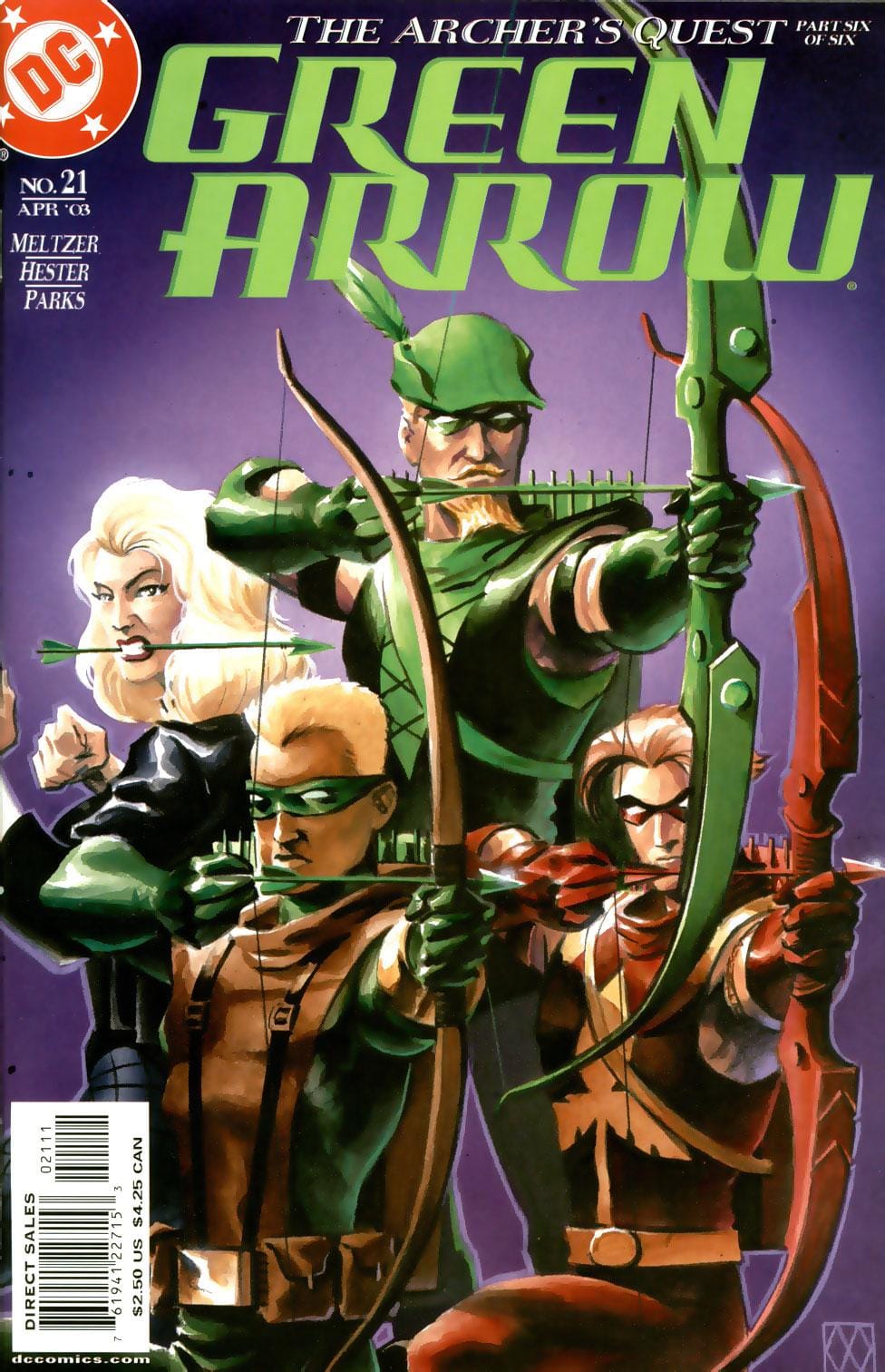 DC Comics COMIC BOOK Green Arrow #21 (VF/NM)