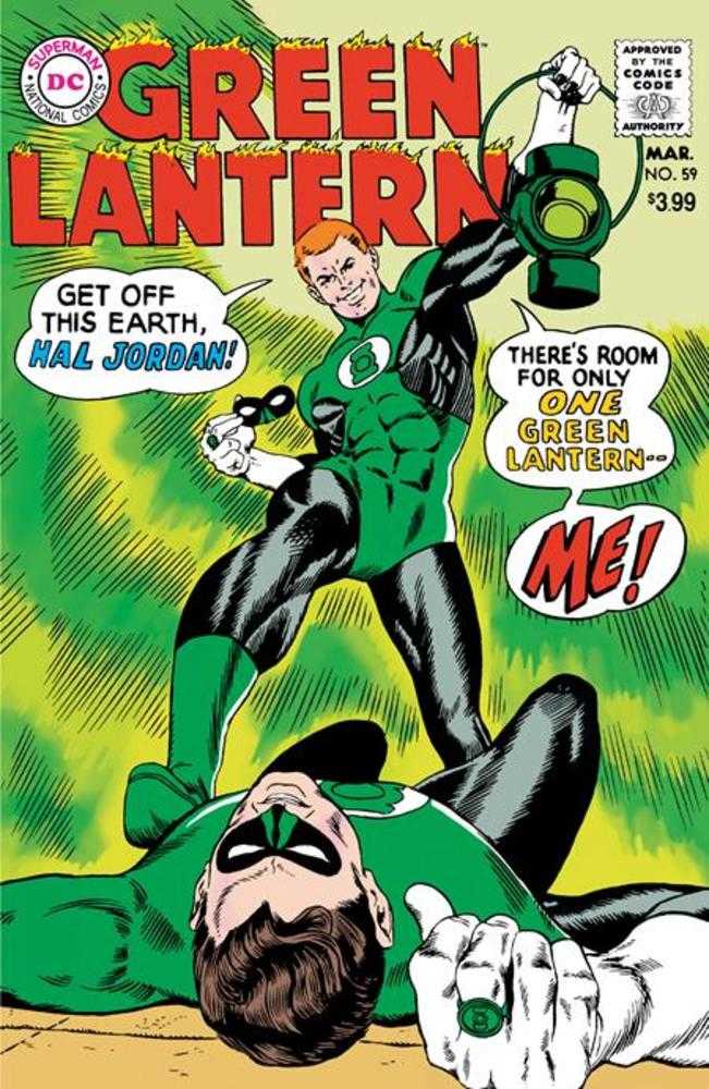 DC Comics COMIC BOOK Green Lantern #59 Facsimile Edition Cover A Gil Kane & Murphy Anderson