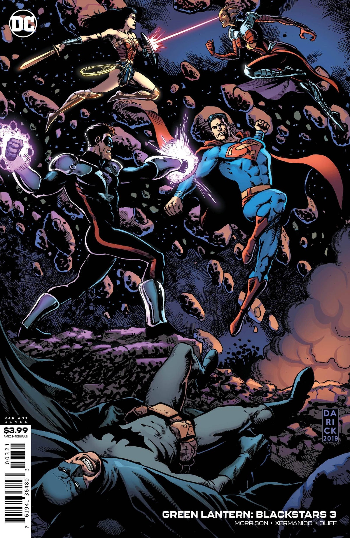 DC Comics COMIC BOOK Green Lantern: Blackstars #3 CVR B DC Comics 2020 FN