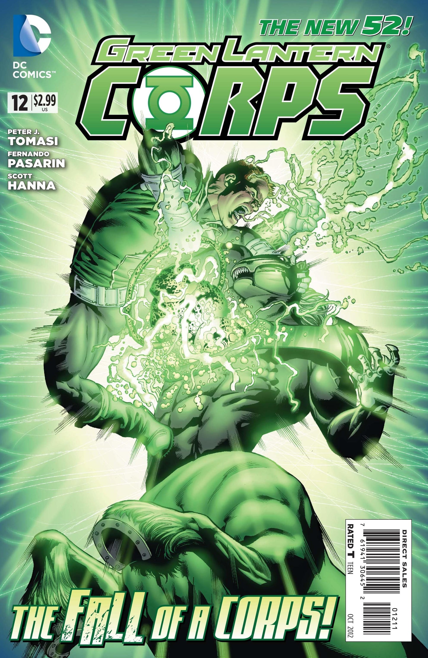 DC Comics COMIC BOOK Green Lantern Corps #12 (FN)
