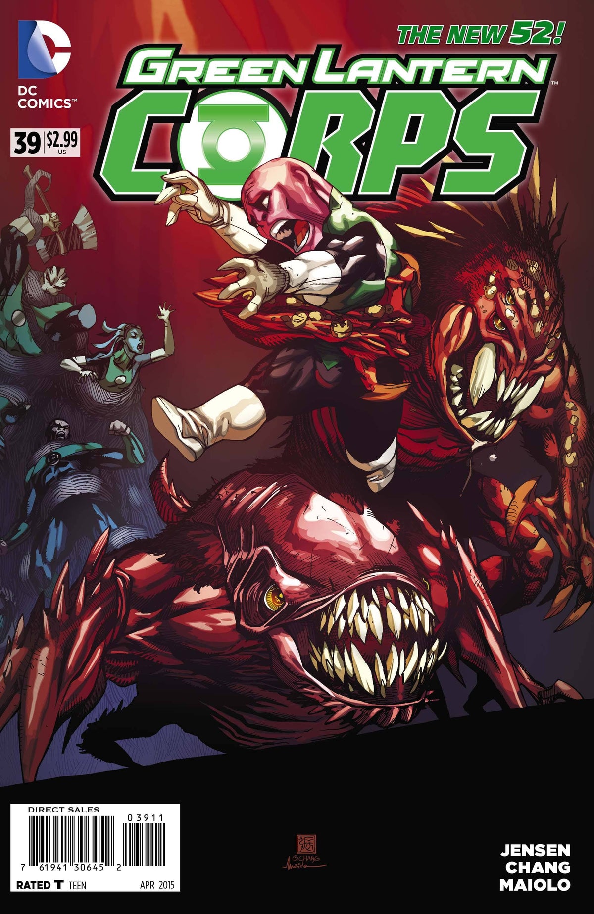 DC Comics COMIC BOOK Green Lantern Corps #39 (FN)