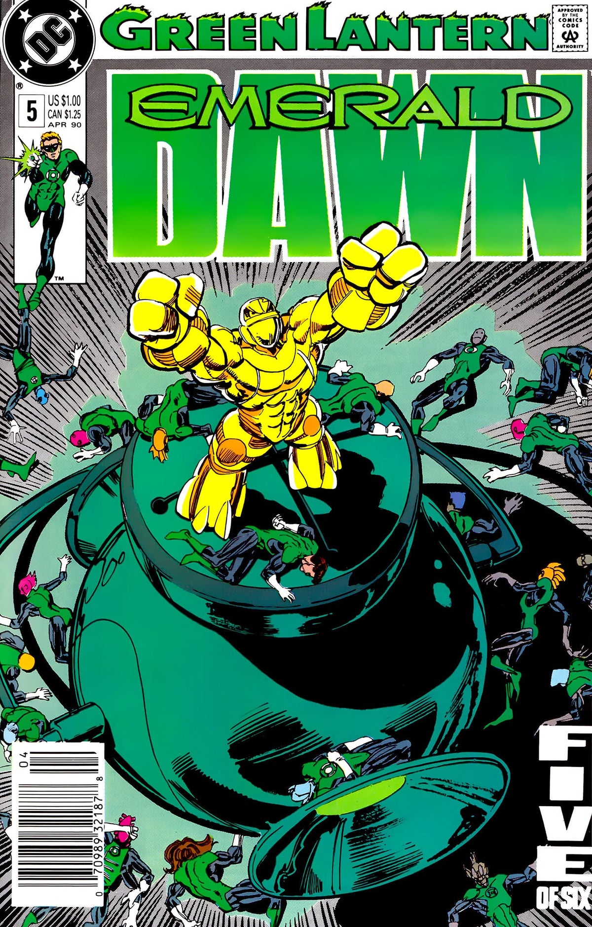 DC Comics COMIC BOOK Green Lantern: Emerald Dawn #5 - CVR B (FN)