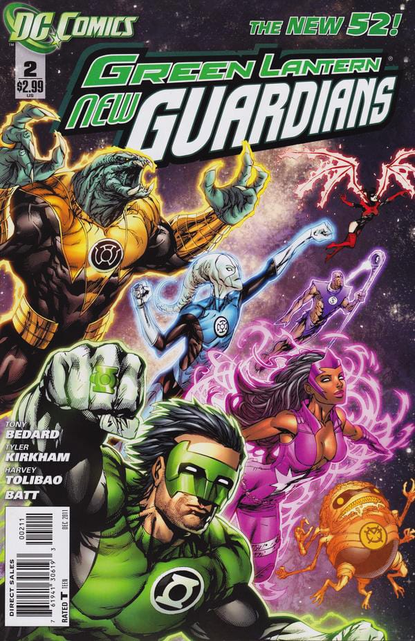DC Comics COMIC BOOK Green Lantern: New Guardians #2 (VG/FN)