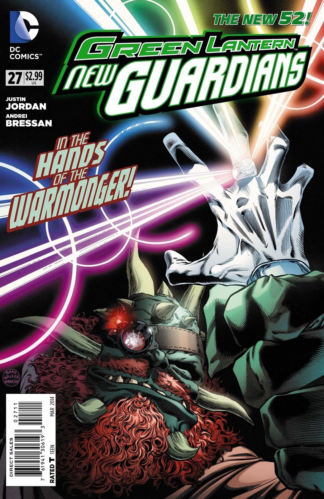 DC Comics COMIC BOOK Green Lantern: New Guardians #27 (VG/FN)