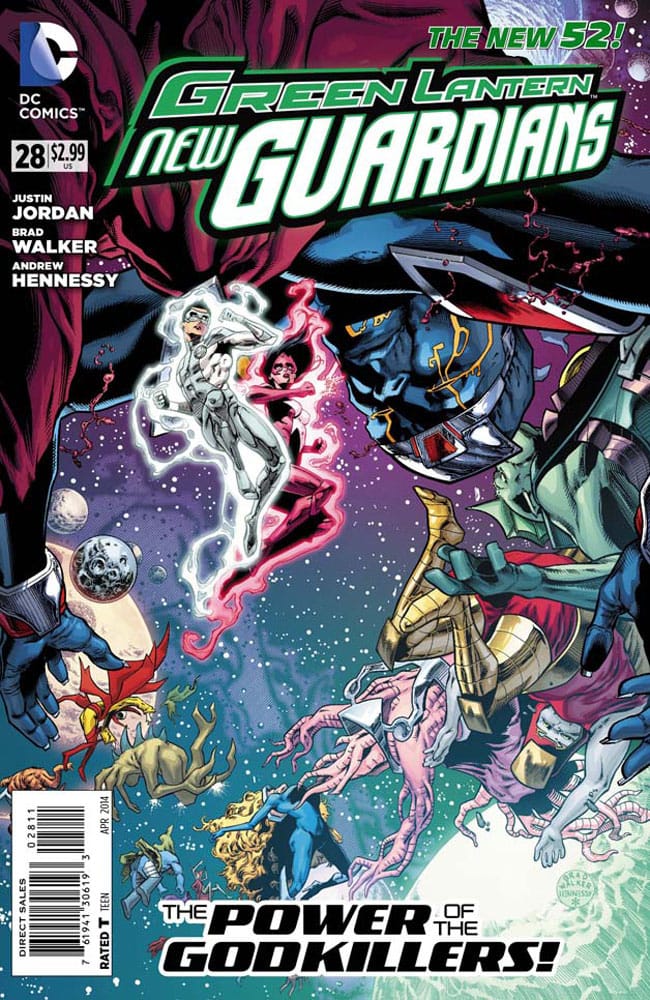 DC Comics COMIC BOOK Green Lantern: New Guardians #28 (VG/FN)