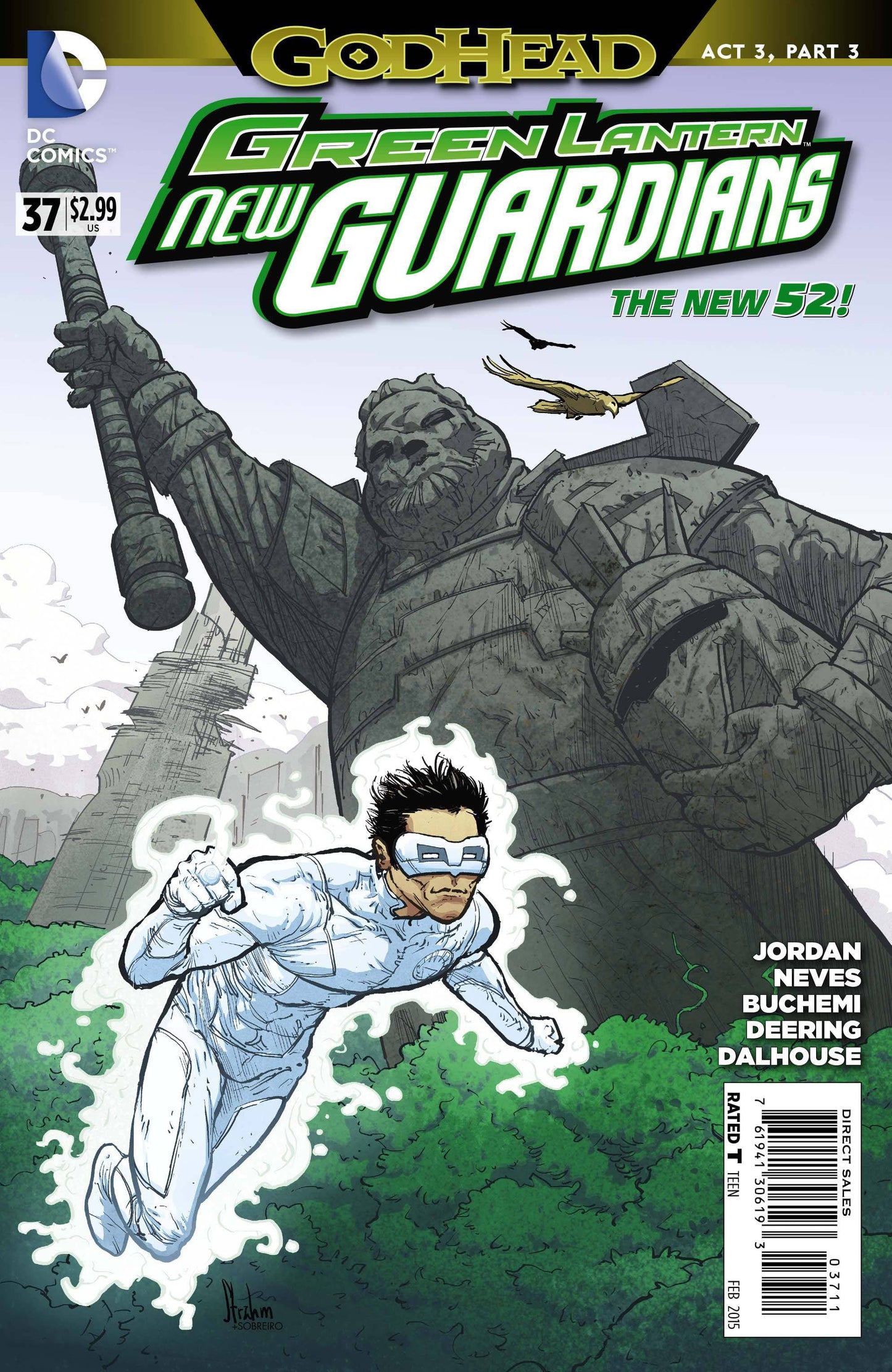 DC Comics COMIC BOOK Green Lantern: New Guardians #37 (VG/FN)