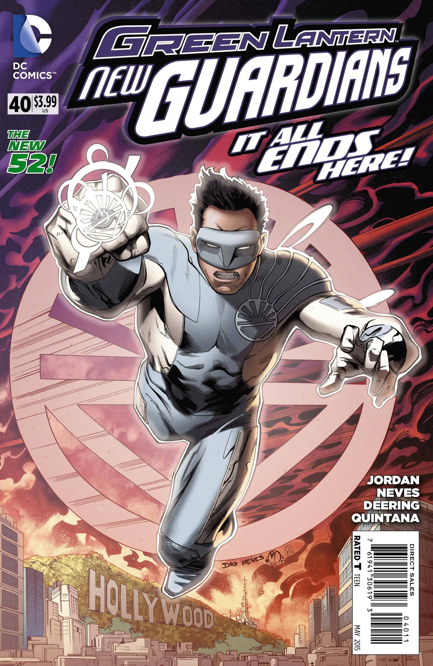 DC Comics COMIC BOOK Green Lantern: New Guardians #40 (VG/FN)