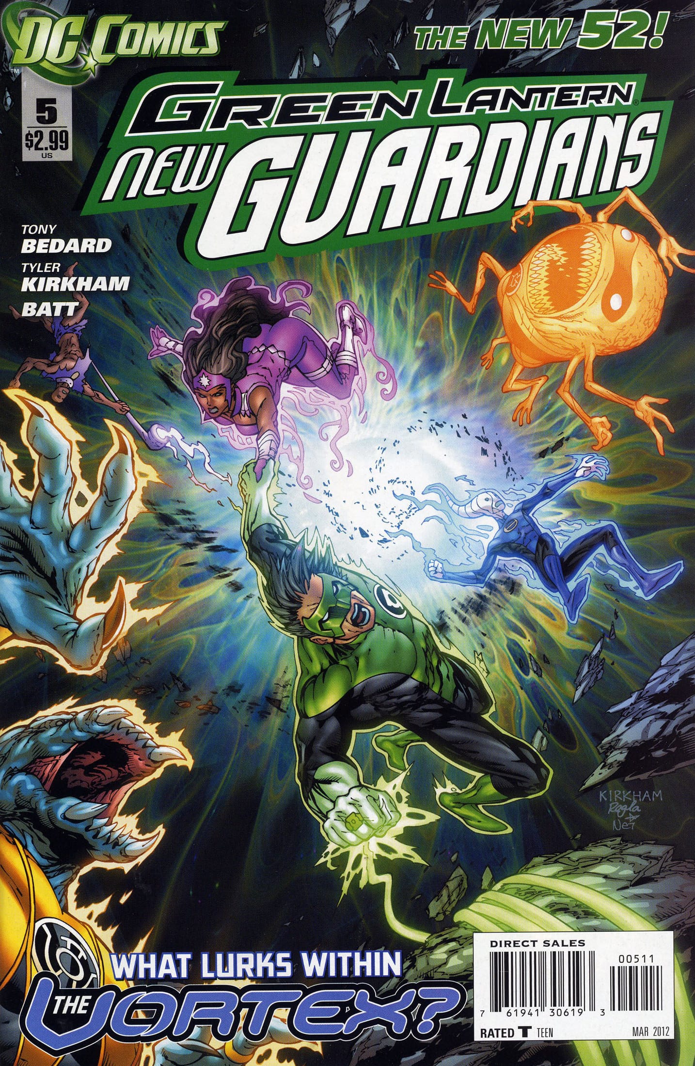 DC Comics COMIC BOOK Green Lantern: New Guardians #5 (VG/FN)