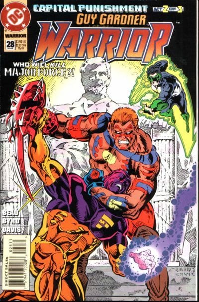 DC Comics COMIC BOOK Guy Gardner: Warrior #28 (VF)