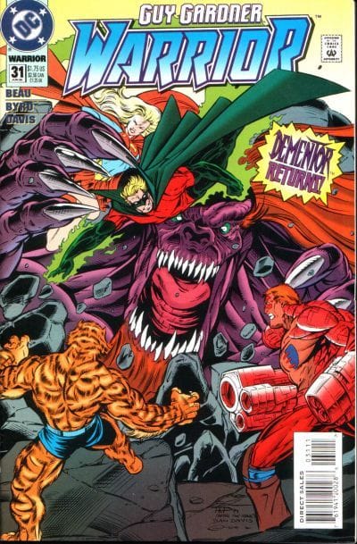 DC Comics COMIC BOOK Guy Gardner: Warrior #31 (VF)