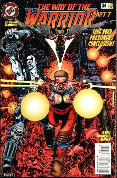 DC Comics COMIC BOOK Guy Gardner: Warrior #34 (VF)