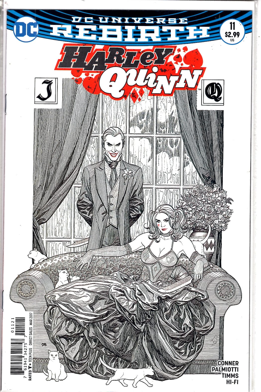 DC COMICS COMIC BOOK HARLEY QUINN #11 VAR ED (VF/NM)