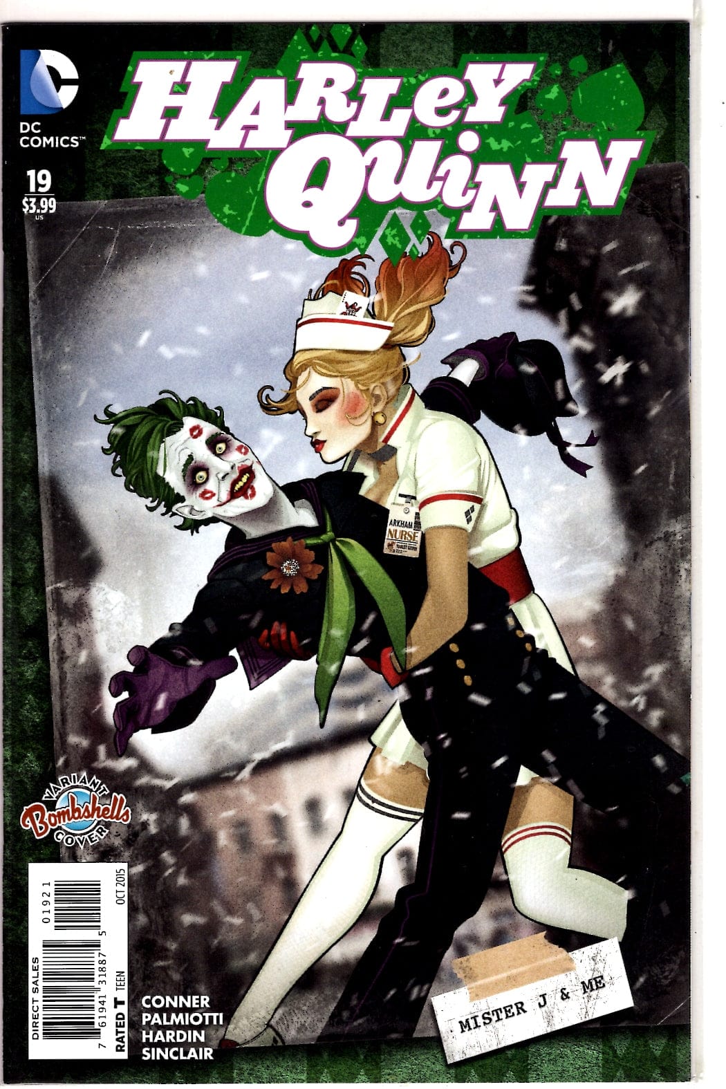DC COMICS COMIC BOOK HARLEY QUINN #19 BOMBSHELLS VAR ED (VF/NM)