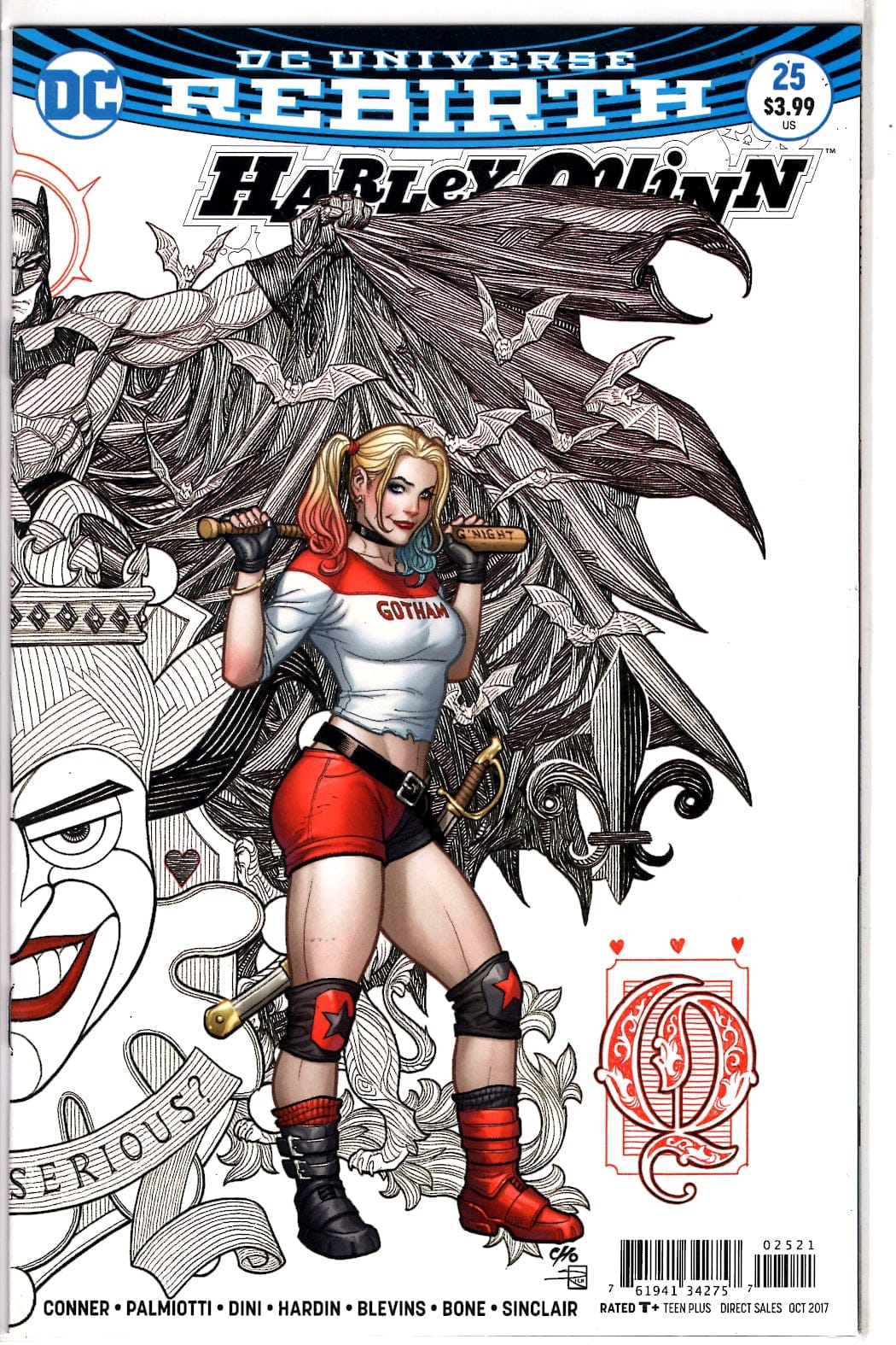 DC COMICS COMIC BOOK HARLEY QUINN #25 VAR ED (VF/NM)