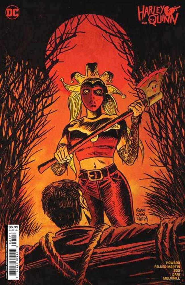 DC Comics COMIC BOOK Harley Quinn #41 Cover C Francesco Francavilla Card Stock Variant