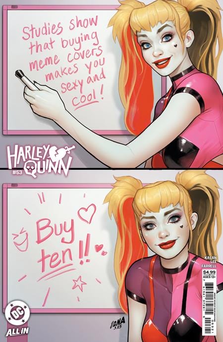 DC Comics COMIC BOOK HARLEY QUINN #53 CVR B DAVID NAKAYAMA CARD STOCK VAR
