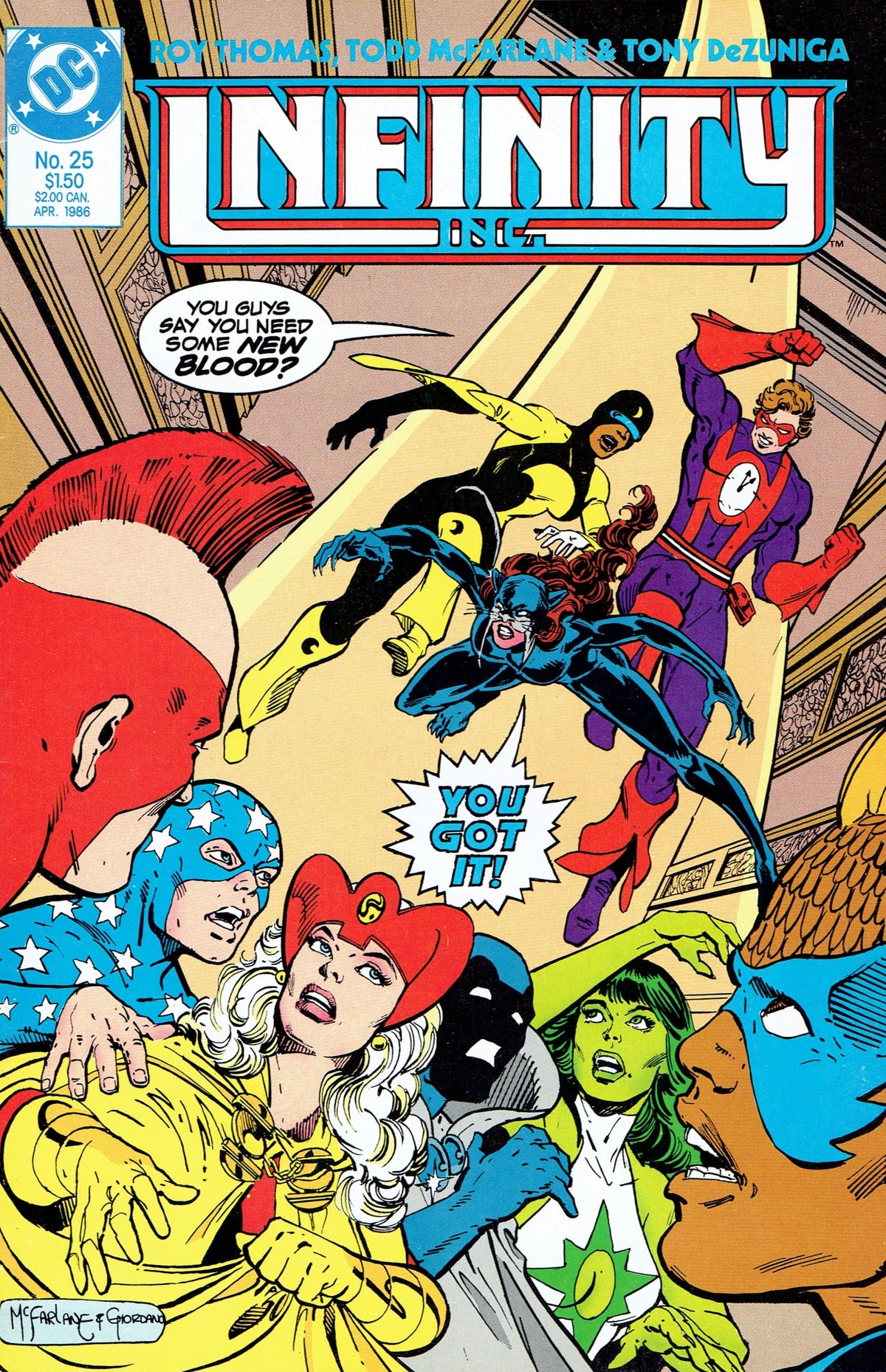 DC Comics COMIC BOOK Infinity, Inc. #25 - CVR A (FN)