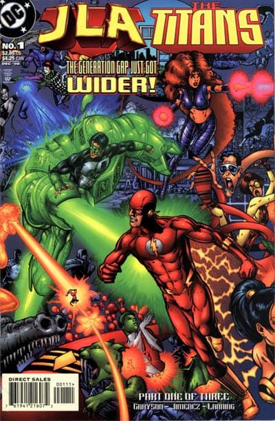 DC Comics COMIC BOOK JLA/Titans #1 CVR A DC Comics 1998 FN