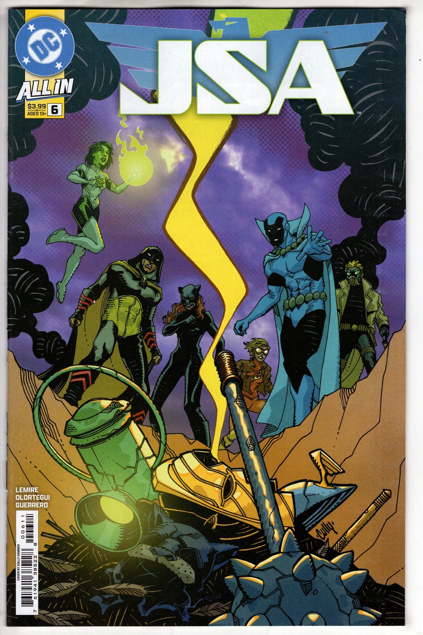 DC COMICS COMIC BOOK JSA #6 CVR A CULLY HAMNER