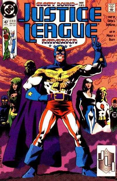 DC Comics COMIC BOOK Justice League America #47 (FN)