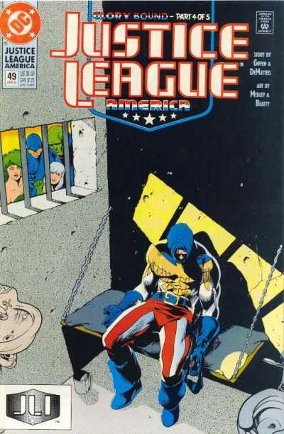 DC Comics COMIC BOOK Justice League America #49 (FN)