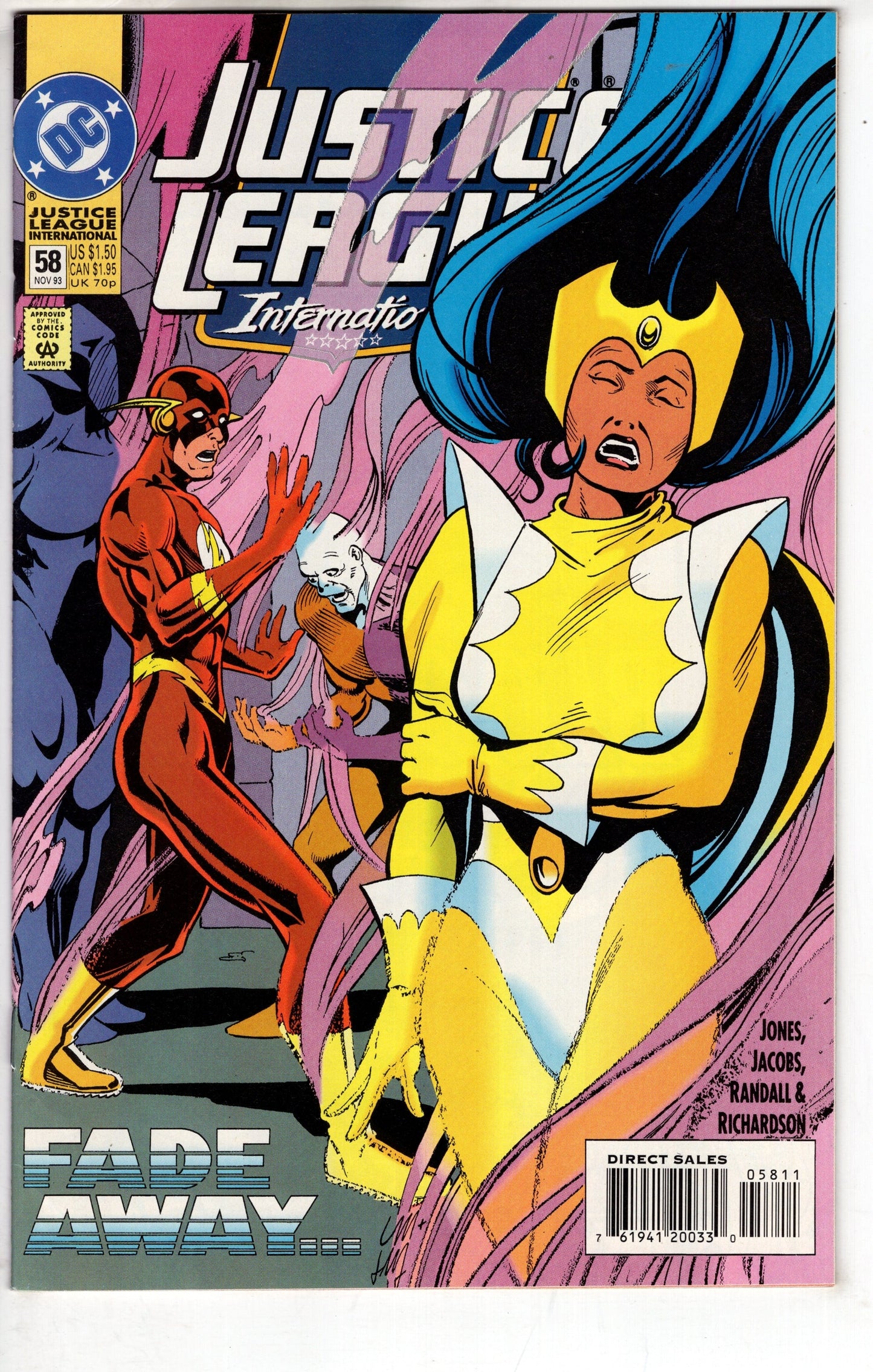 DC COMICS COMIC BOOK Justice League International (1993 series) #58