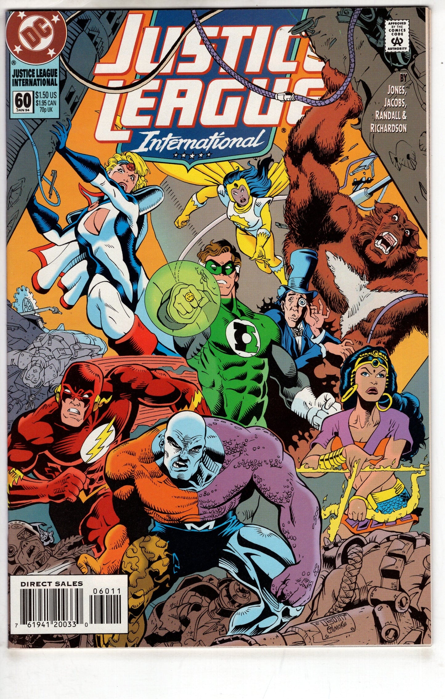 DC COMICS COMIC BOOK Justice League International (1993 series) #60