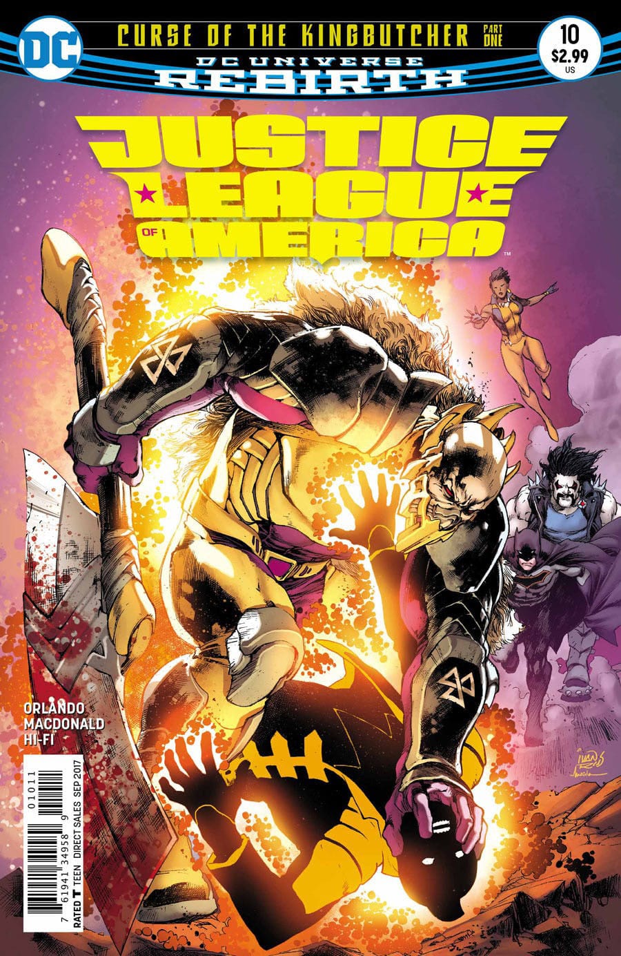 DC Comics COMIC BOOK Justice League of America #10 - CVR A (VF)