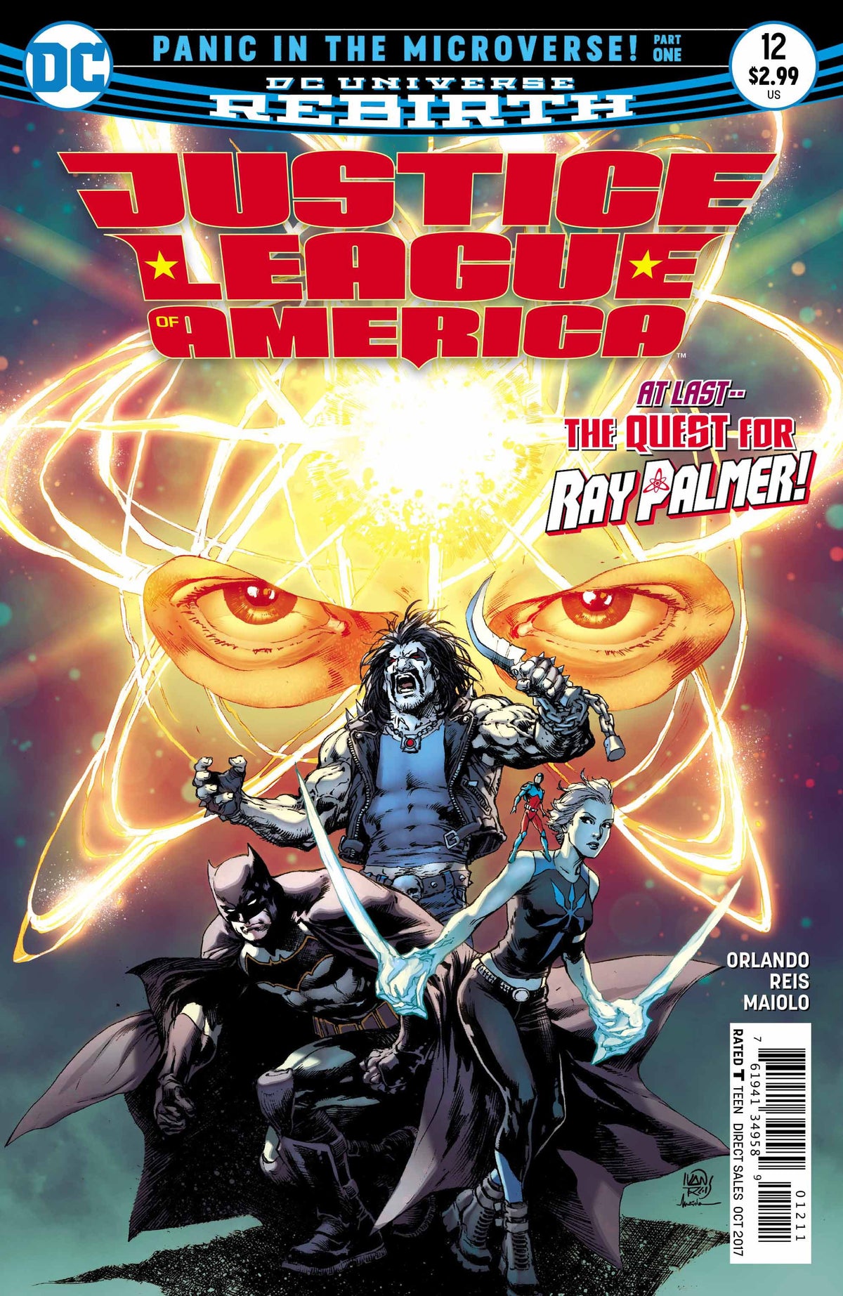 DC Comics COMIC BOOK Justice League of America #12 - CVR A (VF)